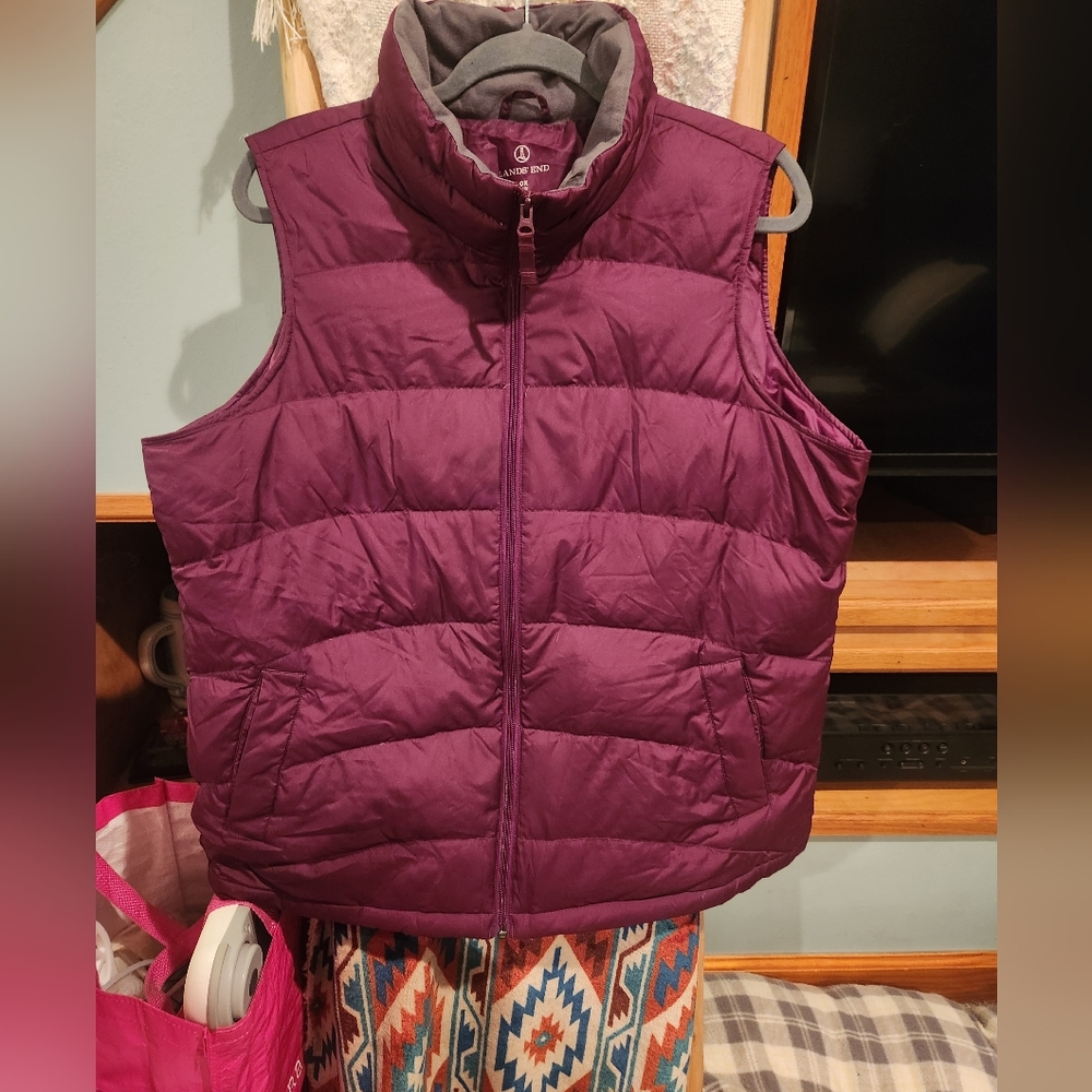 Land's End Puffer Vest- 14w